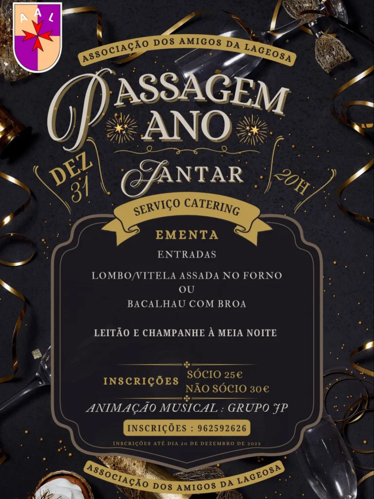 Passagem de Ano de Lajeosa, Oliveira do Hospital 2025