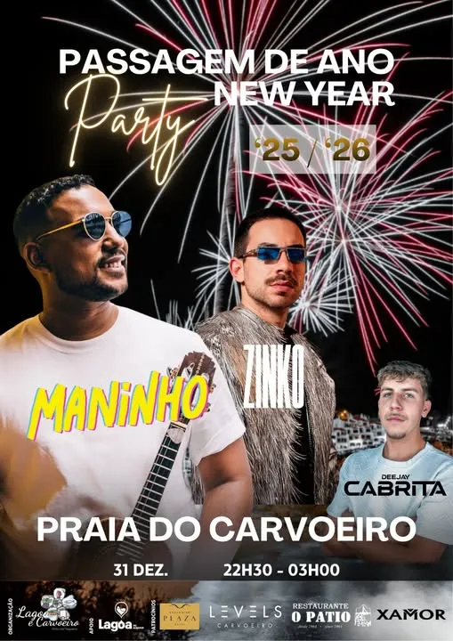 Passagem de Ano da Praia do Carvoeiro 2025