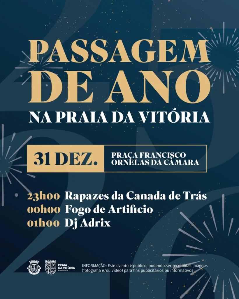 Passagem de Ano de Praia da Vitória 2025