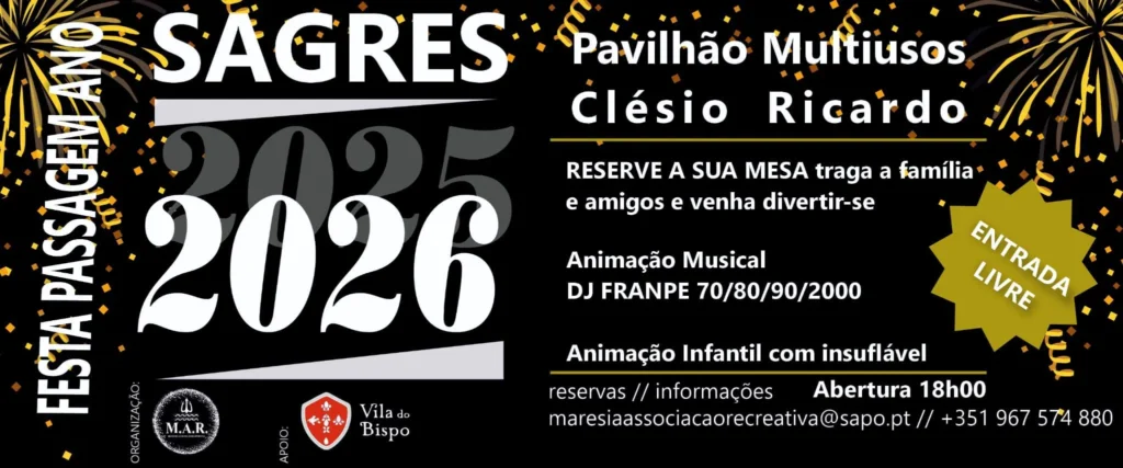 Passagem de Ano de Sagres 2025