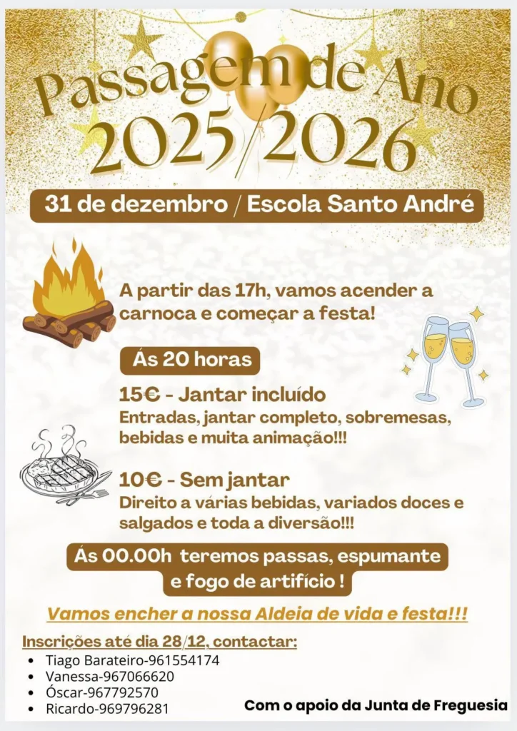 Passagem de Ano de Santo André, Montalegre 2025