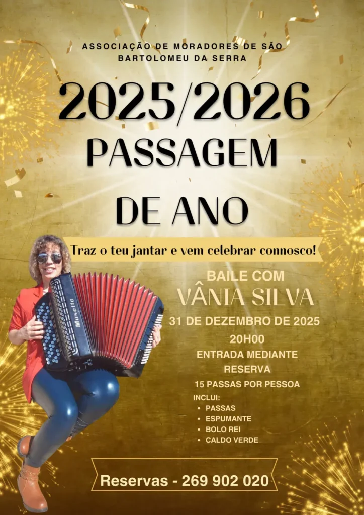 Passagem de Ano de São Bartolomeu da Serra 2025