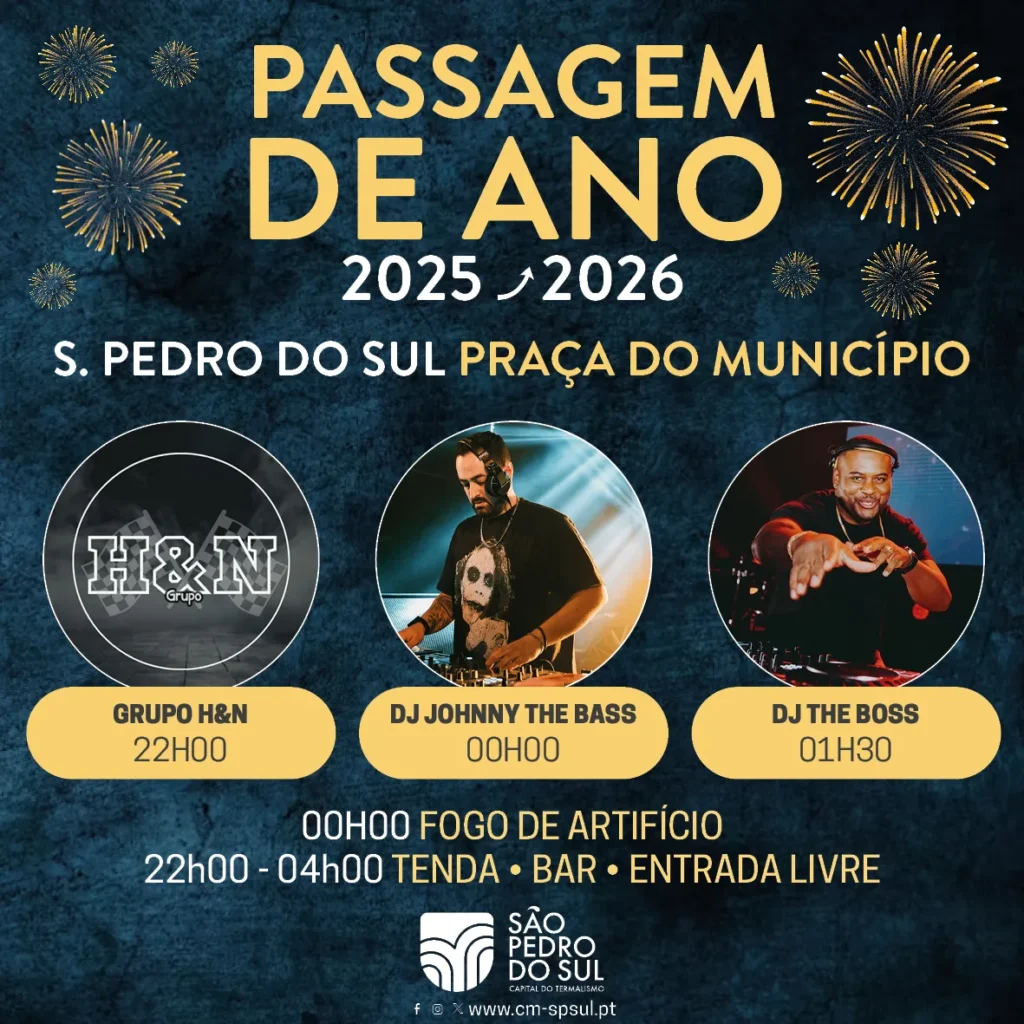 Passagem de Ano de São Pedro do Sul 2025