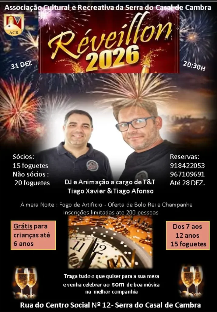 Passagem de Ano da Serra do Casal de Cambra 2025