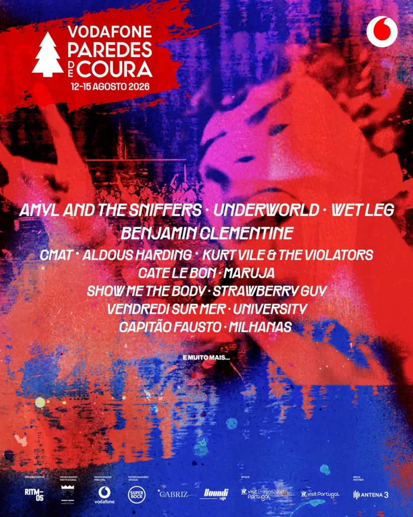 Festival Vodafone Paredes de Coura 2026 em Praia Fluvial do Taboão