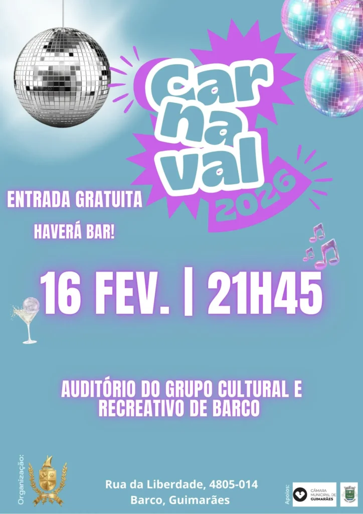 Carnaval de Barco, Guimarães 2026