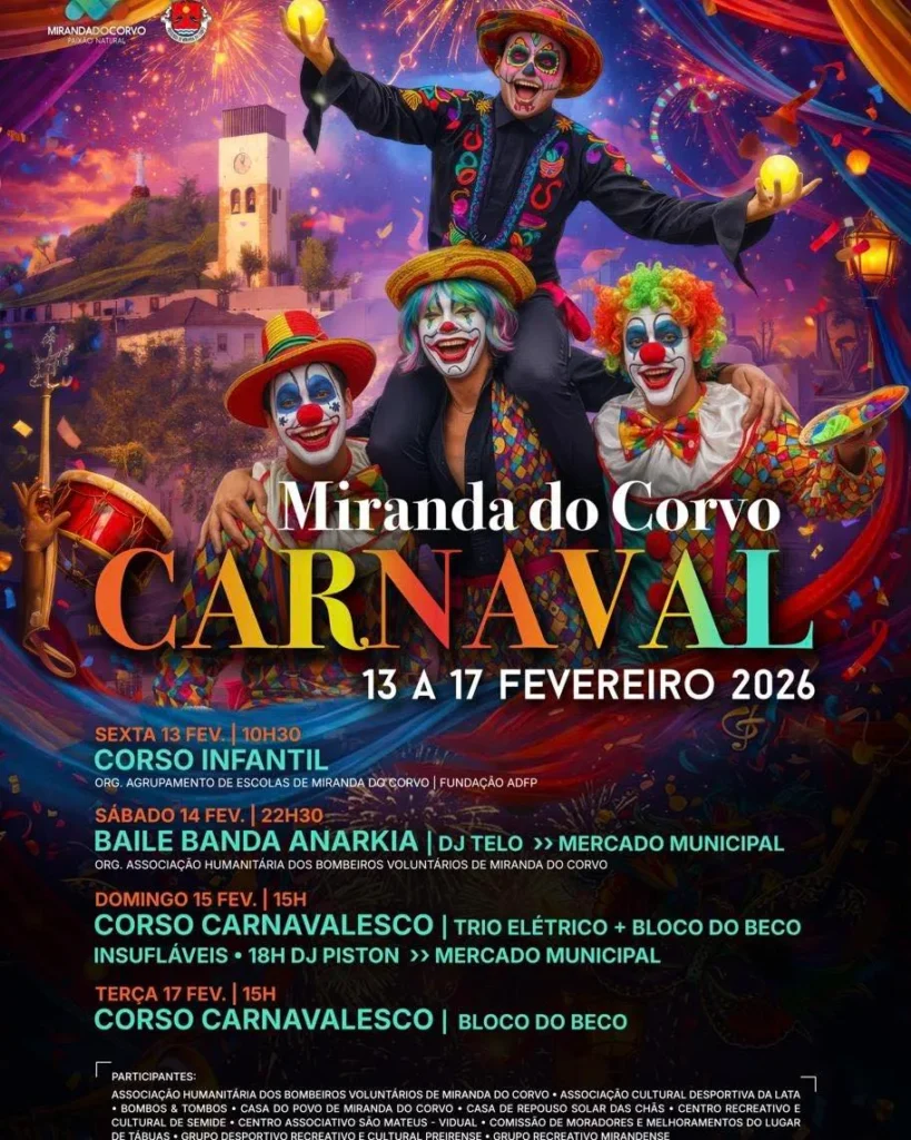 Carnaval de Miranda do Corvo 2026