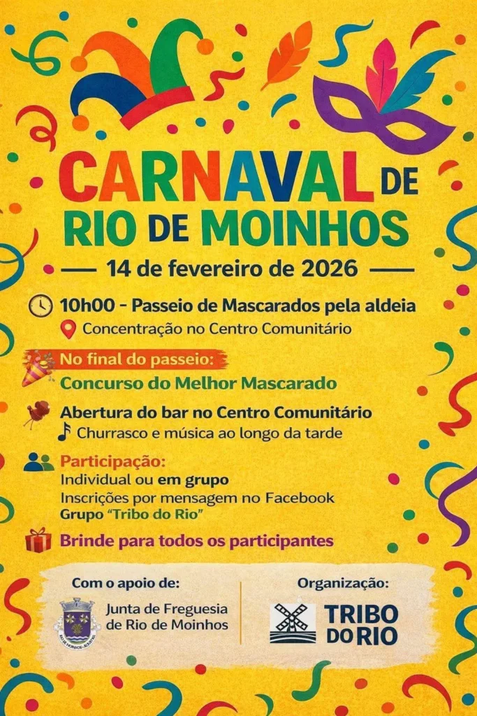 Carnaval de Rio de Moinhos 2026