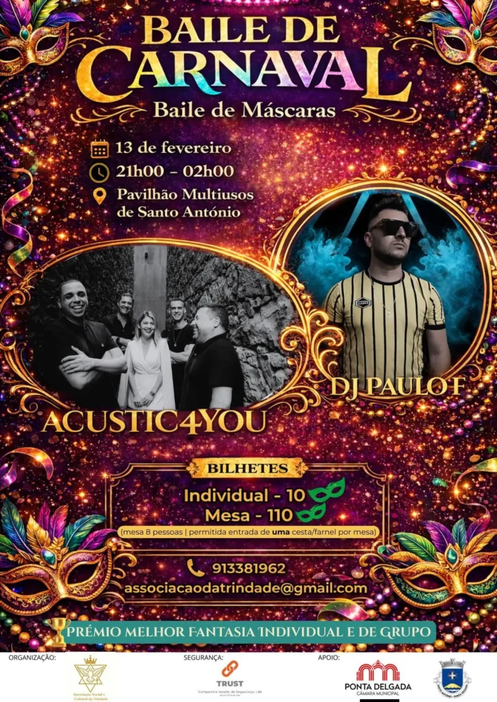Carnaval de Santo António, Ponta Delgada 2026