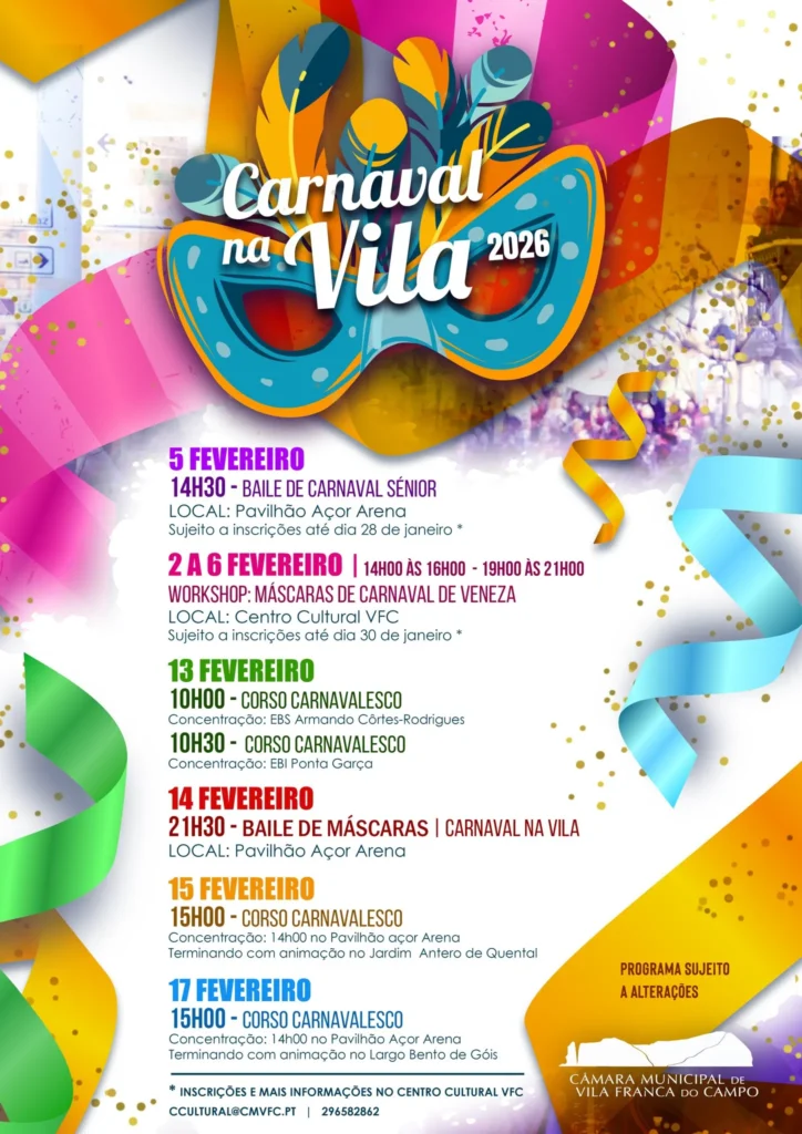 Carnaval de Vila Franca do Campo 2026