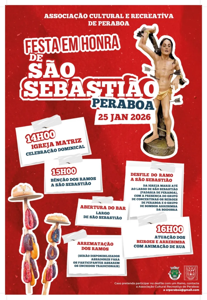 Festa de São Sebastião 2026 em Peraboa