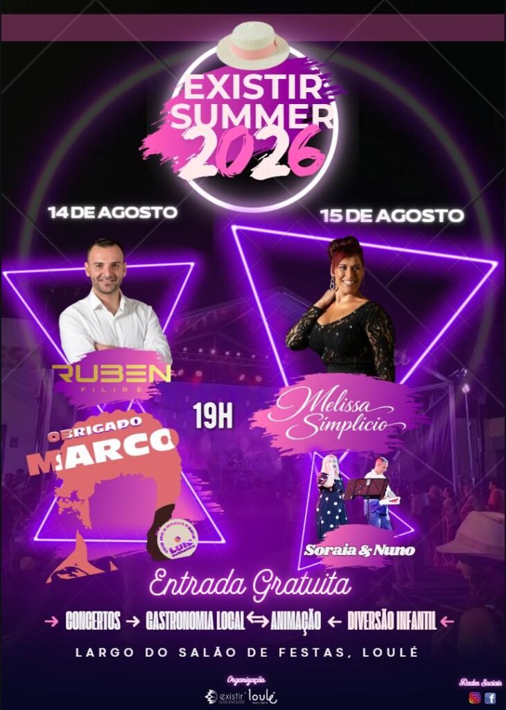 Existir Summer 2026 em Loulé
