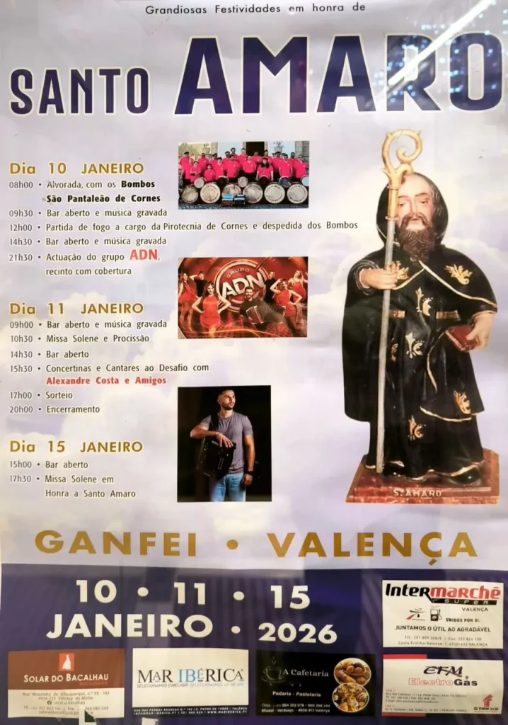 Festa de Santo Amaro 2026 em Ganfei