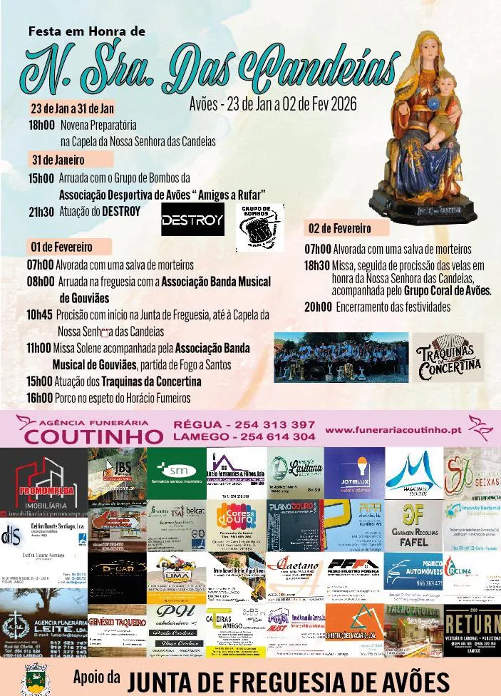 Festas de Avões (Senhora das Candeias) 2026