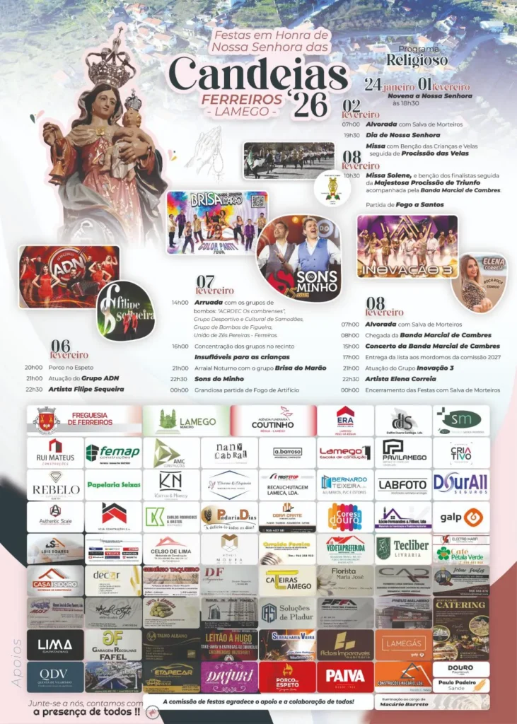 Festas de Ferreiros 2026