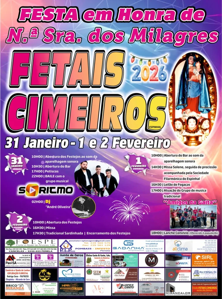 Festa de Fetais Cimeiros (Senhora dos Milagres) 2026