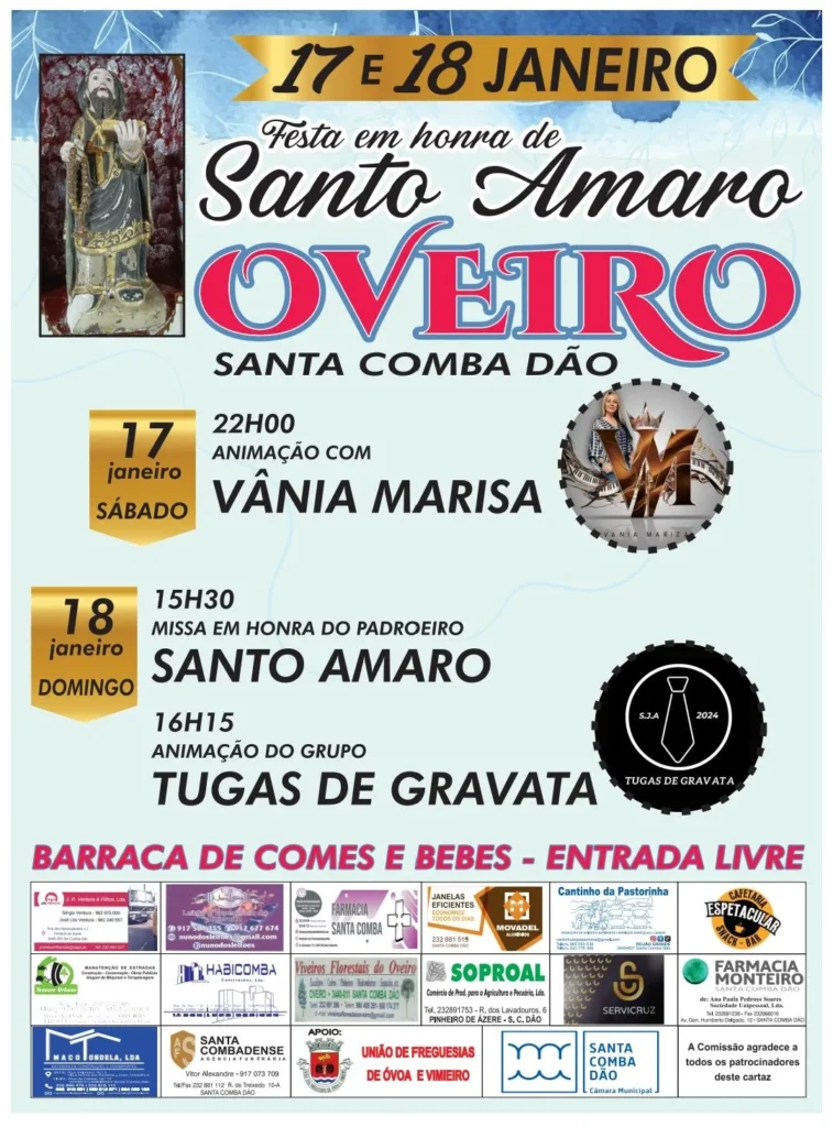 Festas de Oveiro (Santo Amaro) 2026