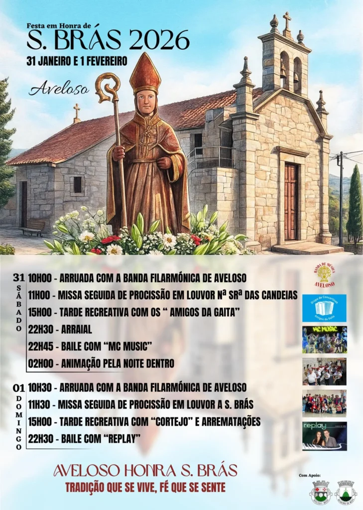 Festas de Aveloso (São Brás) 2026