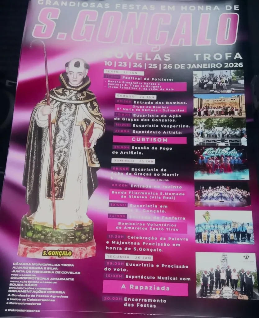 Festas de São Gonçalo 2026 em Covelas