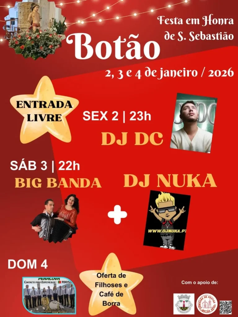 Festa de São Sebastião 2026 em Botão