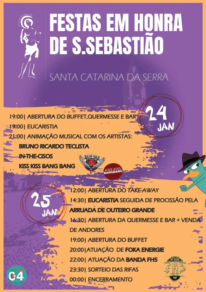 Festas de Santa Catarina da Serra (São Sebastião) 2026