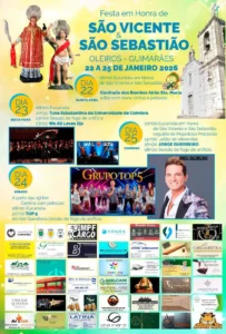 Festas de São Vicente 2026 em Oleiros