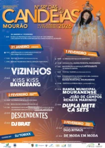 Festas da Senhora das Candeias 2026 em Mourão