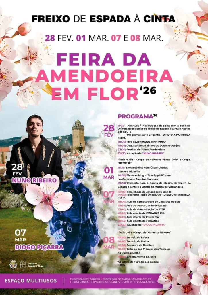 Feira da Amendoeira em Flor 2026 em Freixo de Espada à Cinta