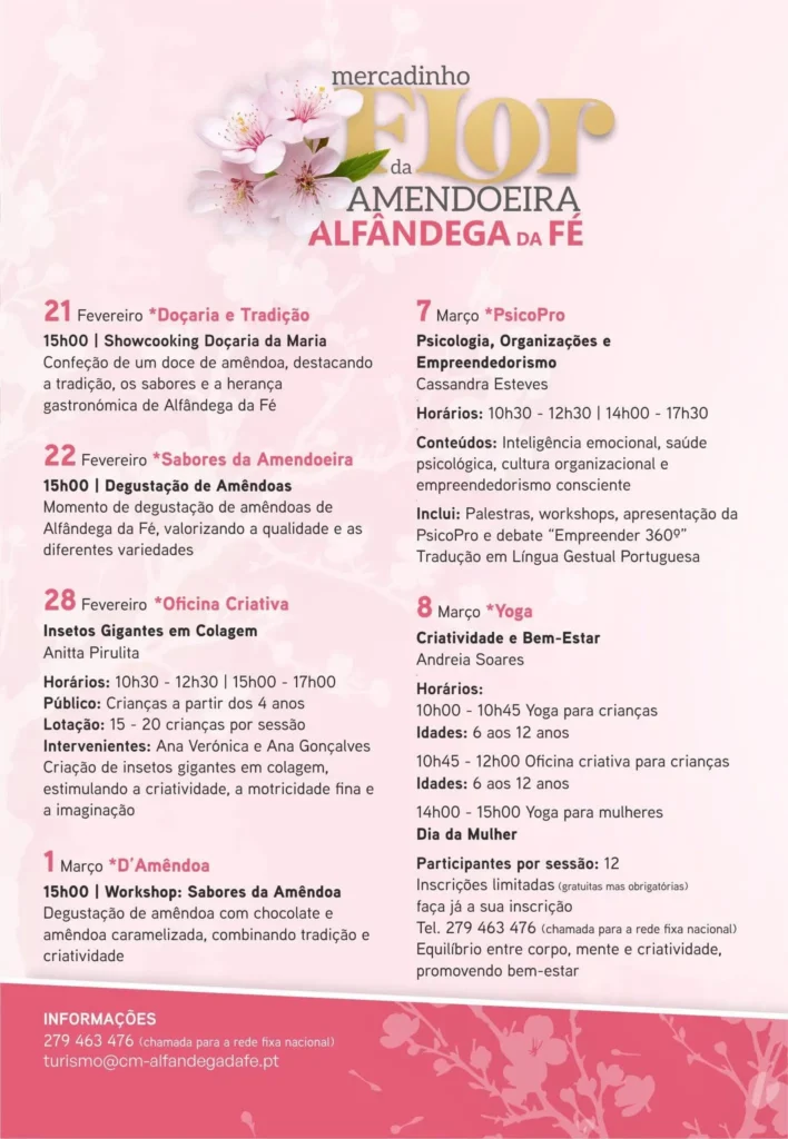 Amendoeiras em Flor 2026 em Alfândega da Fé