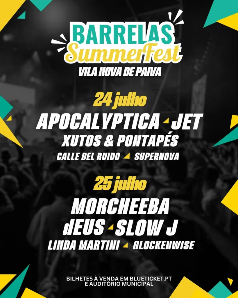 Barrelas Summer Fest 2026 em Vila Nova de Paiva