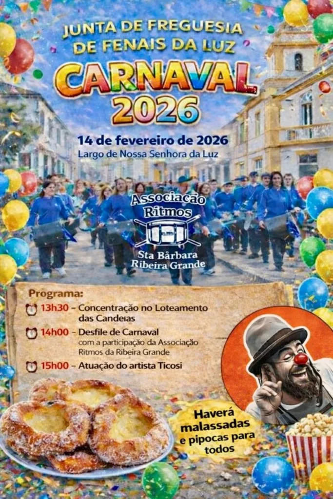 Carnaval de Fenais da Luz 2026
