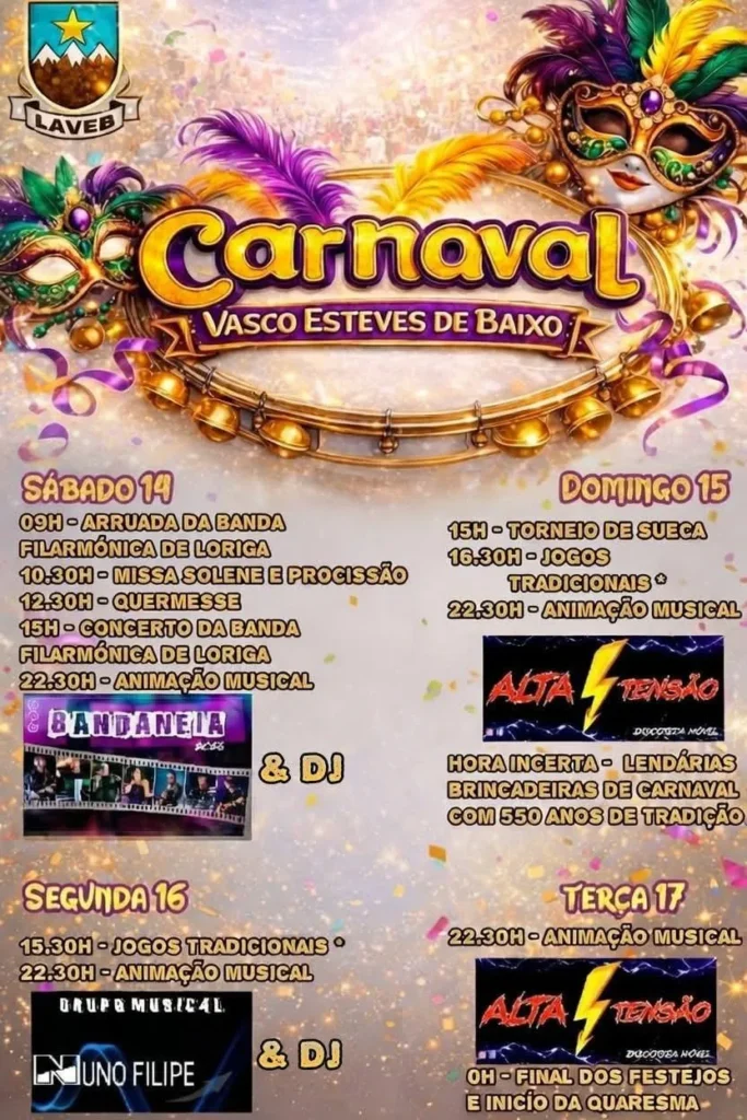 Carnaval de Vasco Esteves de Baixo 2026