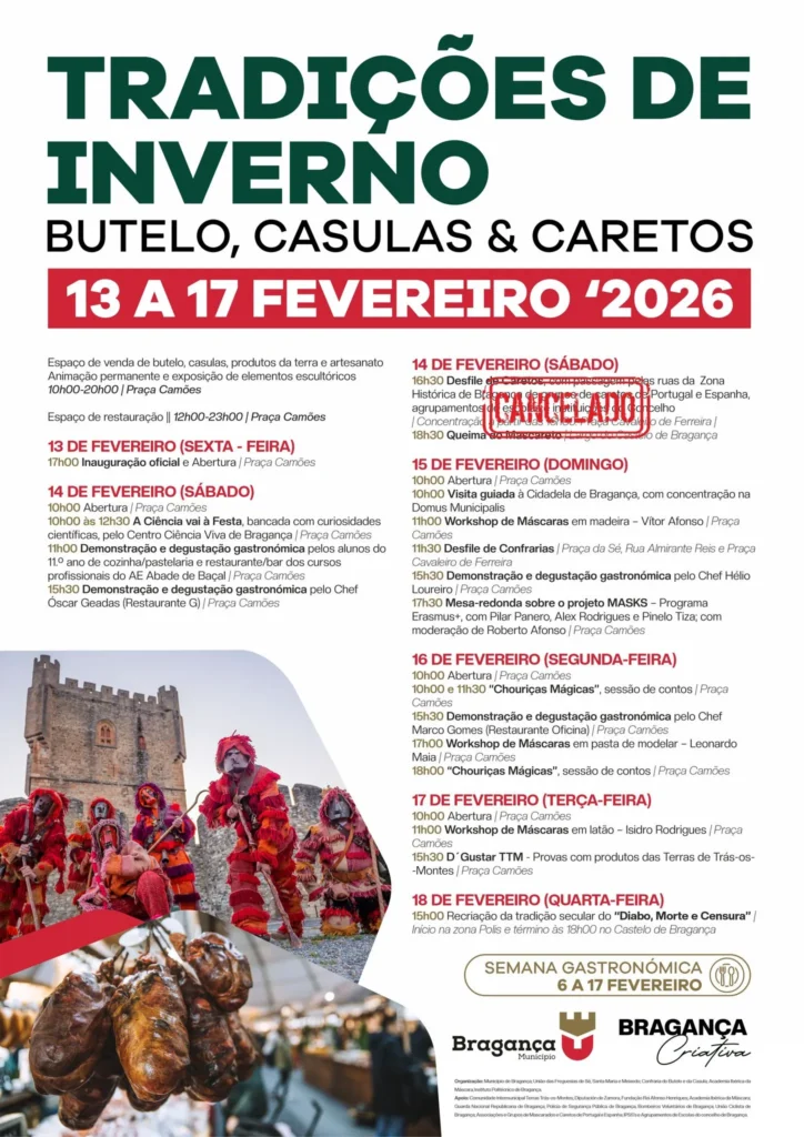 Feira do Butelo e das Casulas 2026 em Bragança