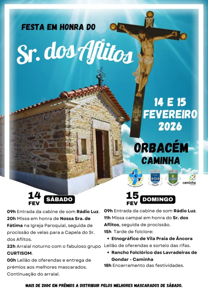 Festas de Orbacém (Senhor dos Aflitos) 2026