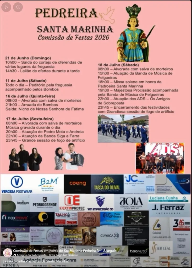 Festa da Pedreira (Santa Marinha) 2026