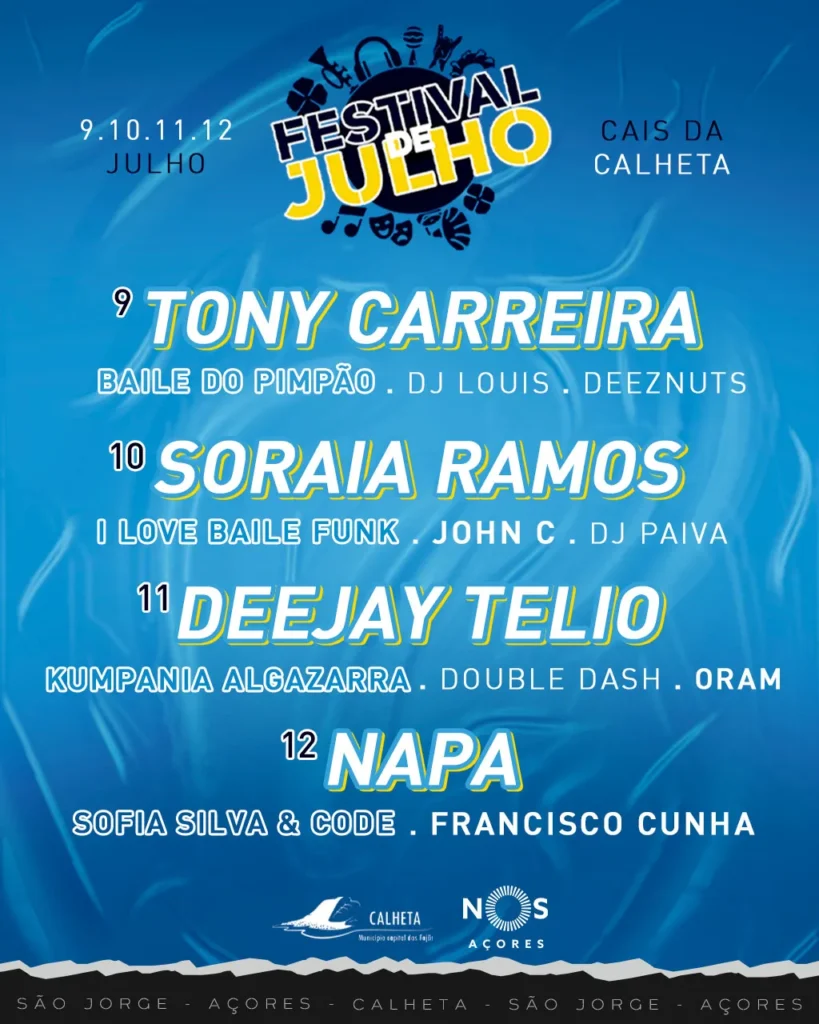 Festival de Julho 2026 em Calheta