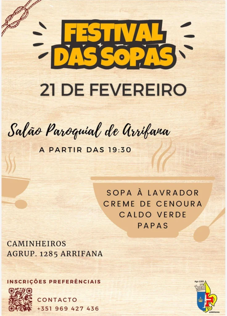 Festival das Sopas 2026 em Arrifana