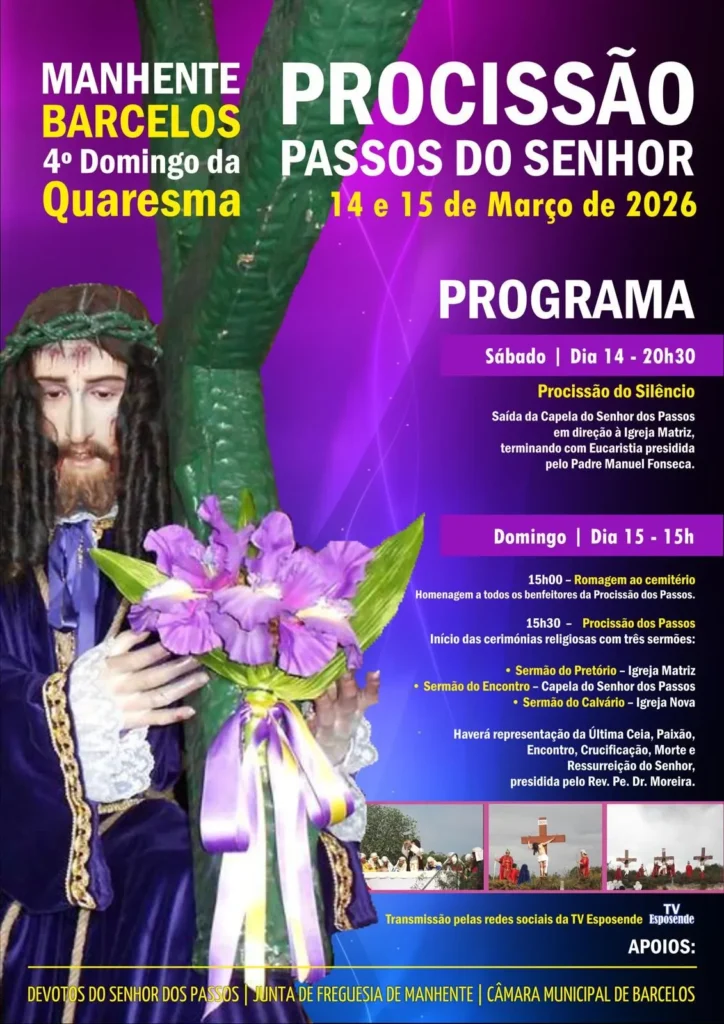 Senhor dos Passos 2026 em Manhente