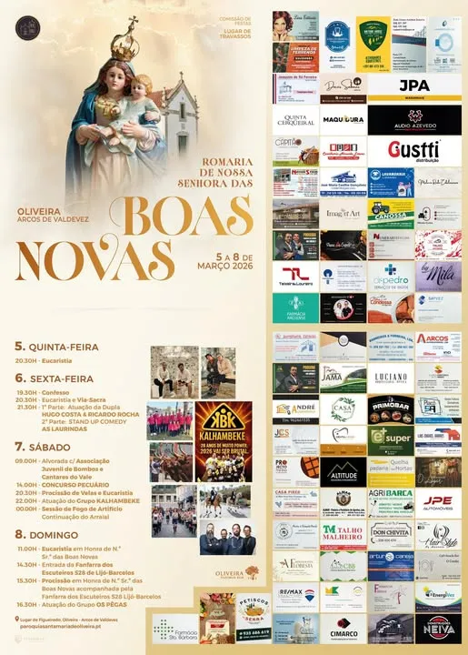 Romaria Senhora das Boas Novas - Oliveira, Arcos de Valdevez 2026