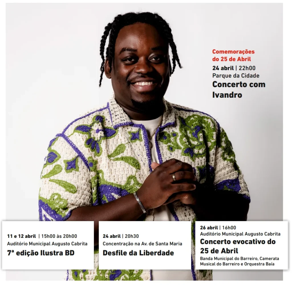 Concertos do 25 de Abril 2026 em Póvoa de Varzim