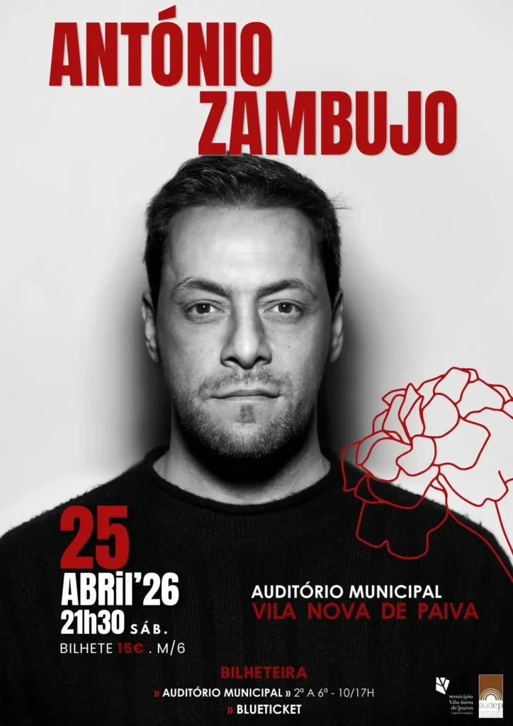 Concertos do 25 de Abril 2026 em Vila Nova de Paiva