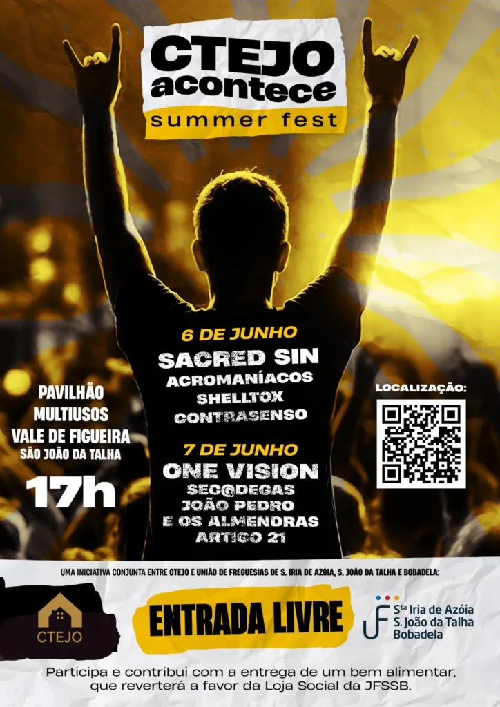 Ctejo Acontece Summer Fest 2026 em São João da Talha