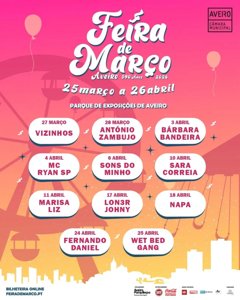 Feira de Março 2026 em Aveiro