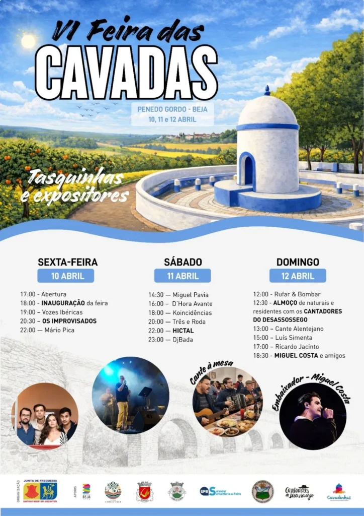 Feira das Cavadas 2026 em Penedo Gordo
