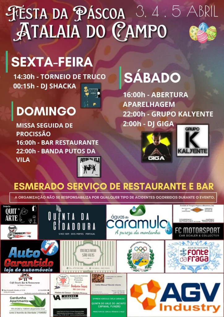 Festas de Atalaia do Campo (Páscoa) 2026