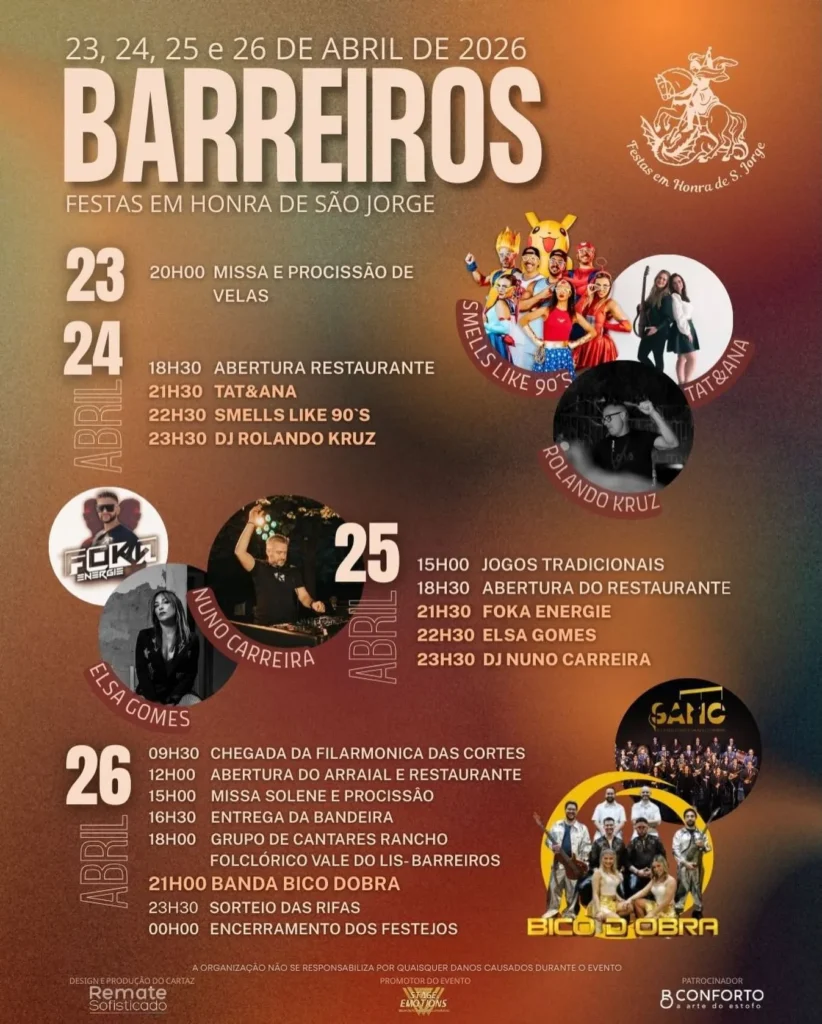 Festas de Barreiros (São Jorge) 2026
