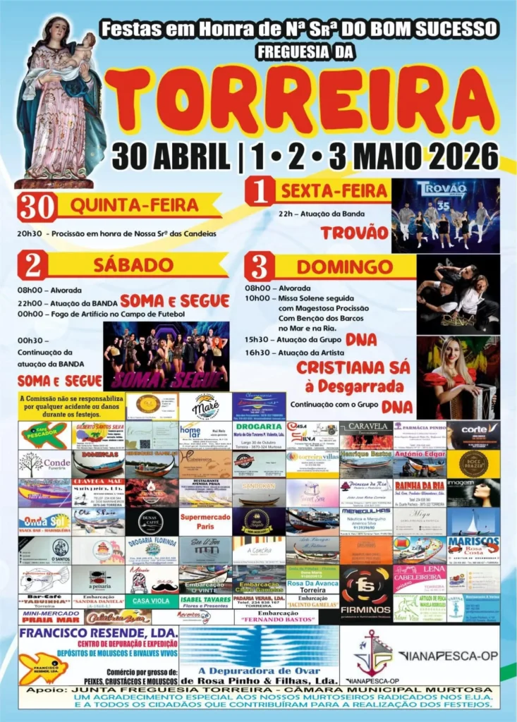 Festas da Torreira (Senhora do Bom Sucesso) 2026