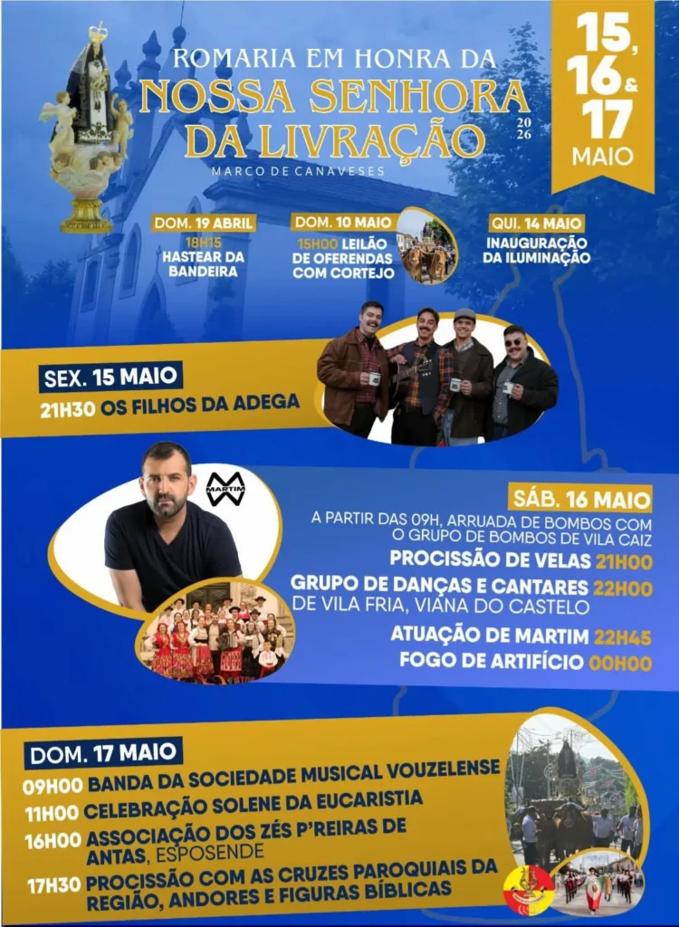 Festas de Marco de Canaveses (Senhora da Livração) 2026