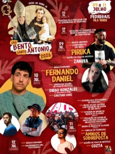 Festas de Pedregais, Vila Verde (São Bento e Santo António) 2026
