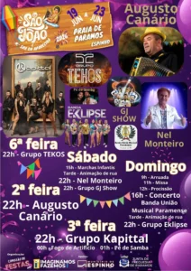 Festas da Praia de Paramos (São João) 2026